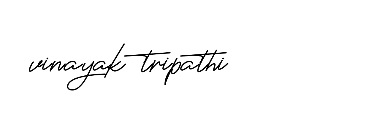 Signature of vinayak-tripathi