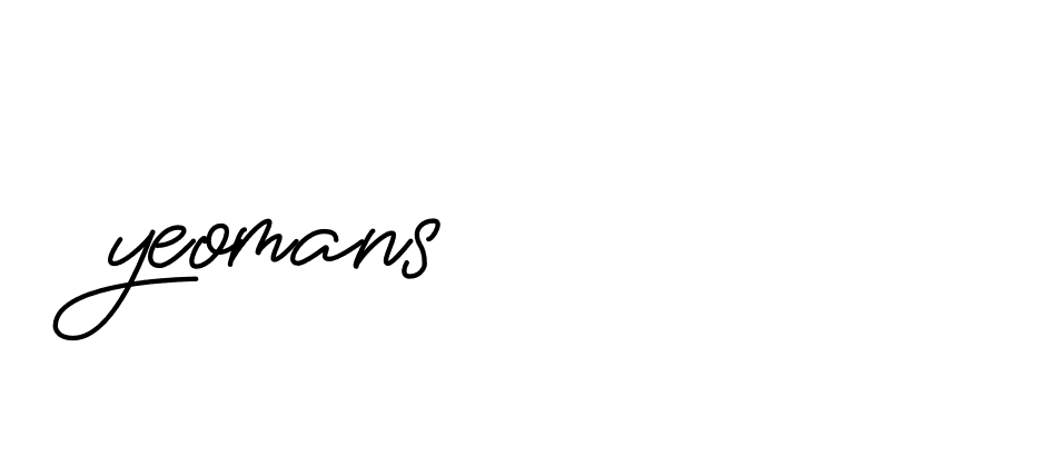 Signature of vincent-christopher-yeomans