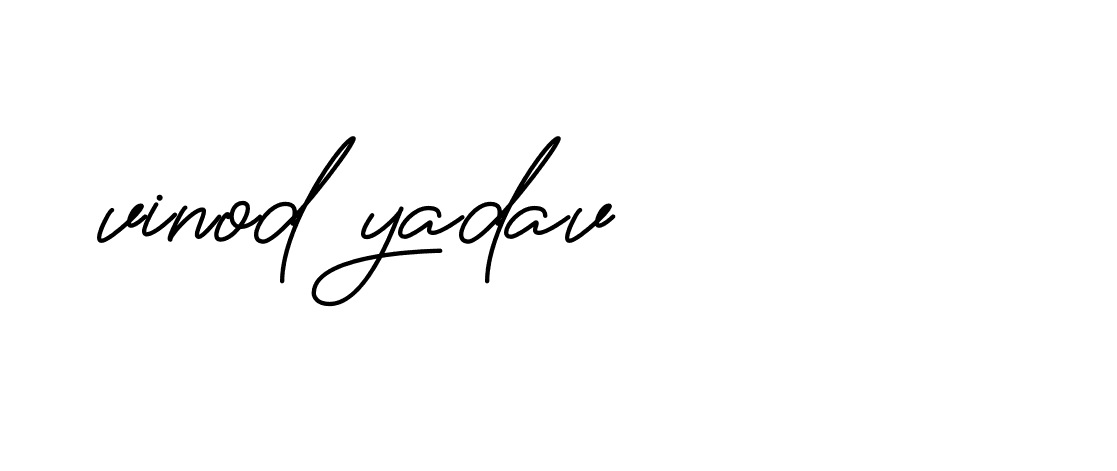 Signature of vinod-yadav