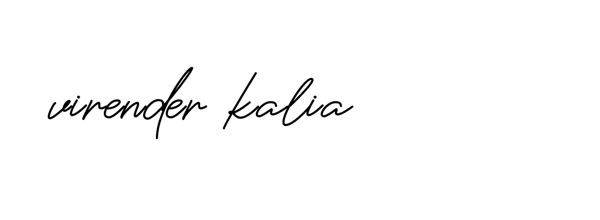 Signature of virender-kalia