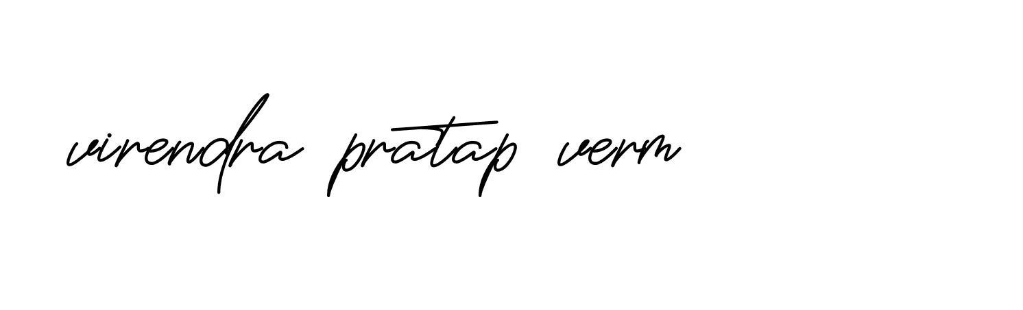 Signature of virendra-pratap-verm