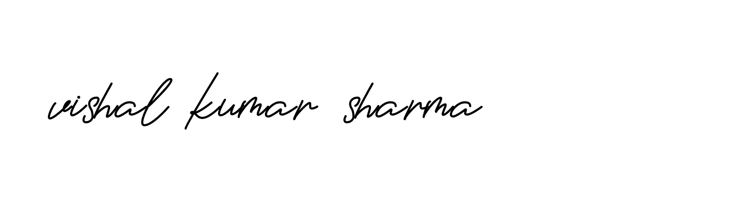 Signature of vishal-kumar-sharma