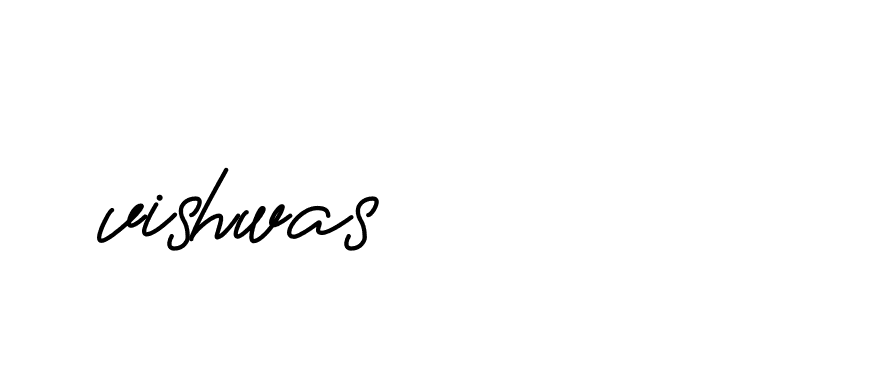 Signature of vishwas