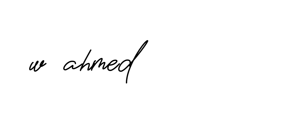 Signature of w-ahmed-