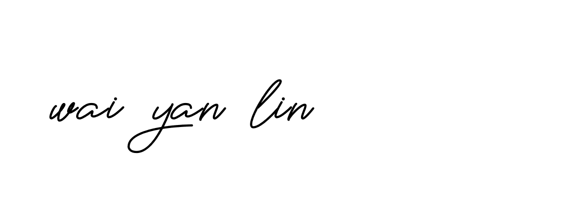 Signature of wai-yan-lin