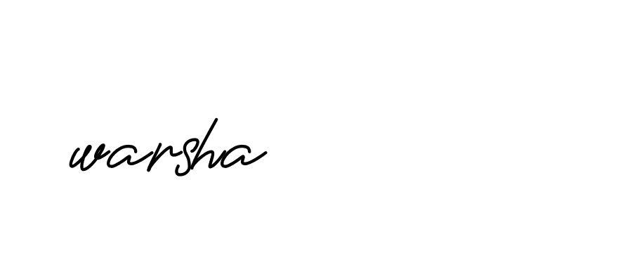 Signature of warsha