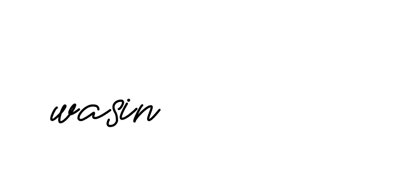 Signature of wasin