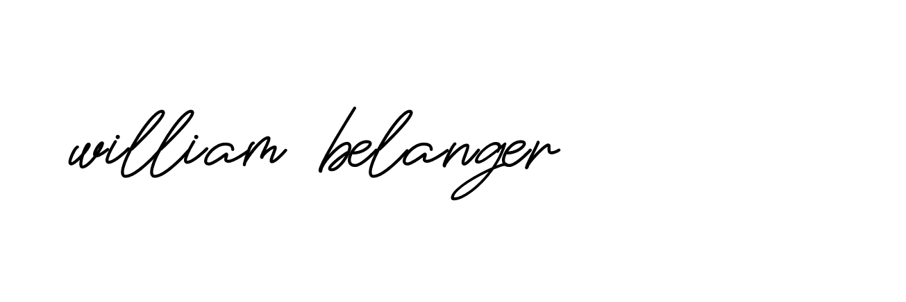 Signature of william-belanger