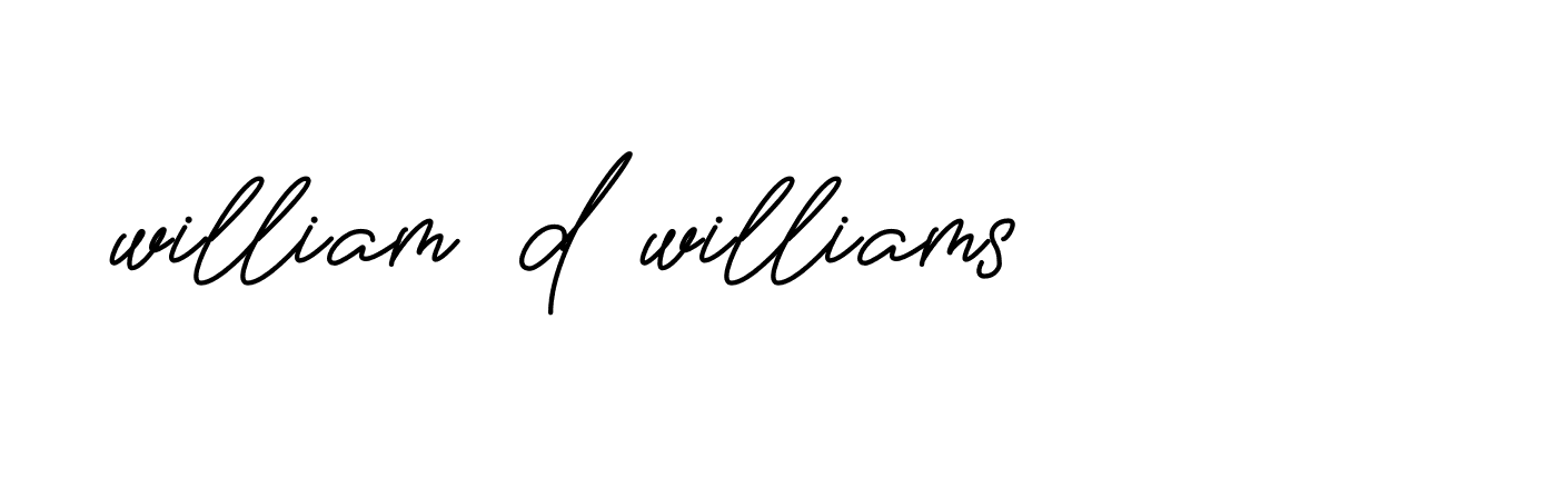 Signature of william-d-williams