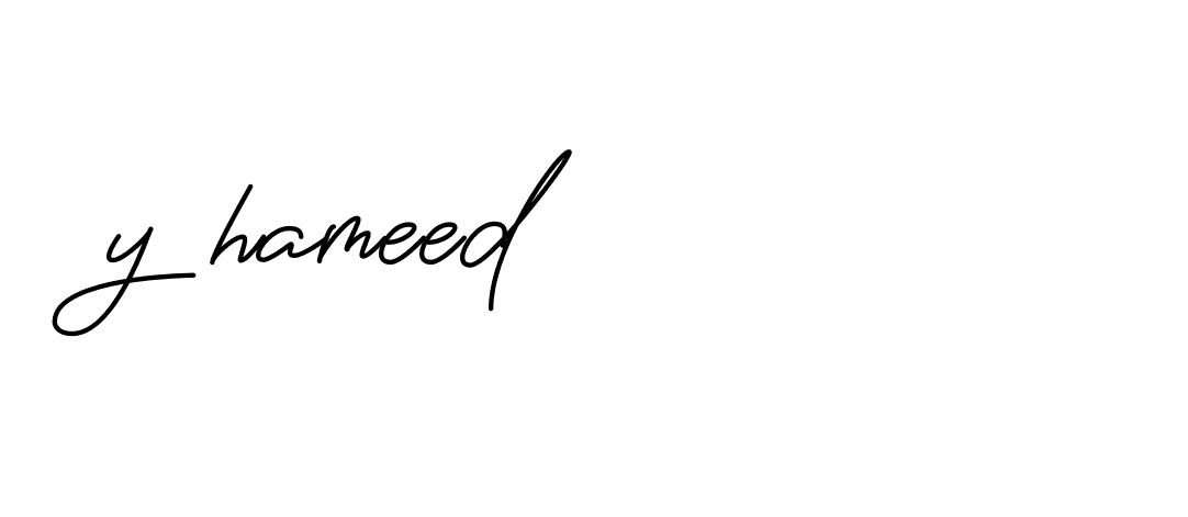 Signature of y-hameed-