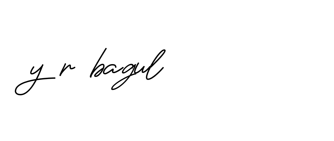 Signature of y-r-bagul