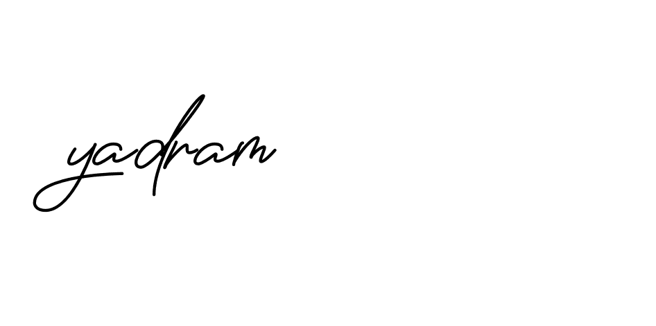 Signature of yadram