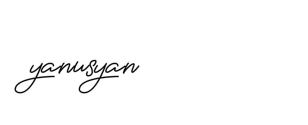 Signature of yanusyan