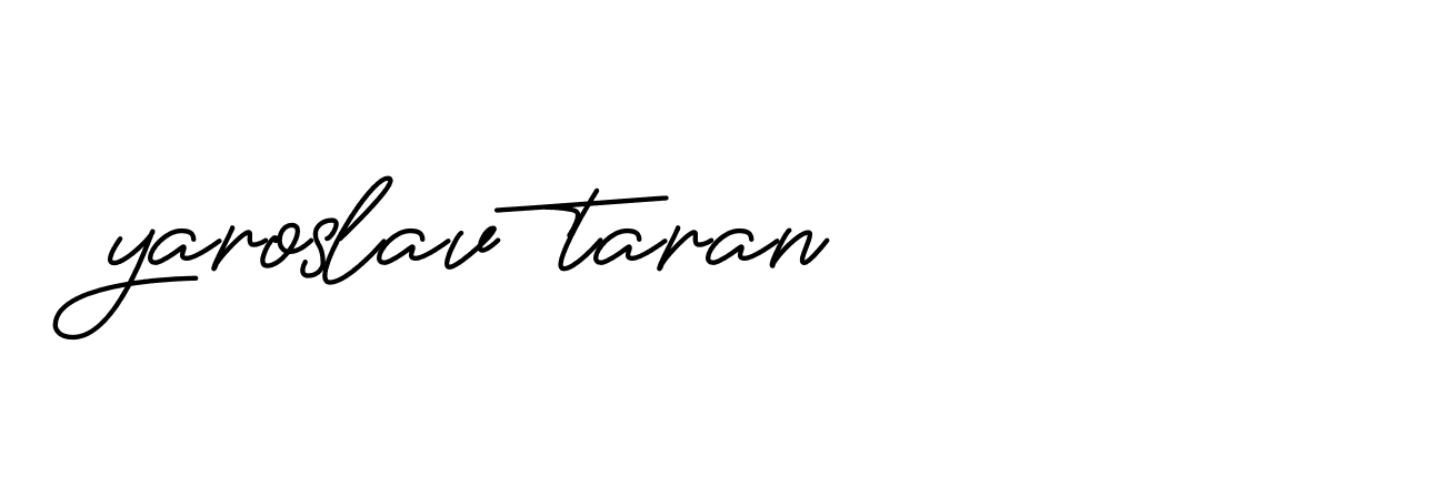 Signature of yaroslav-taran