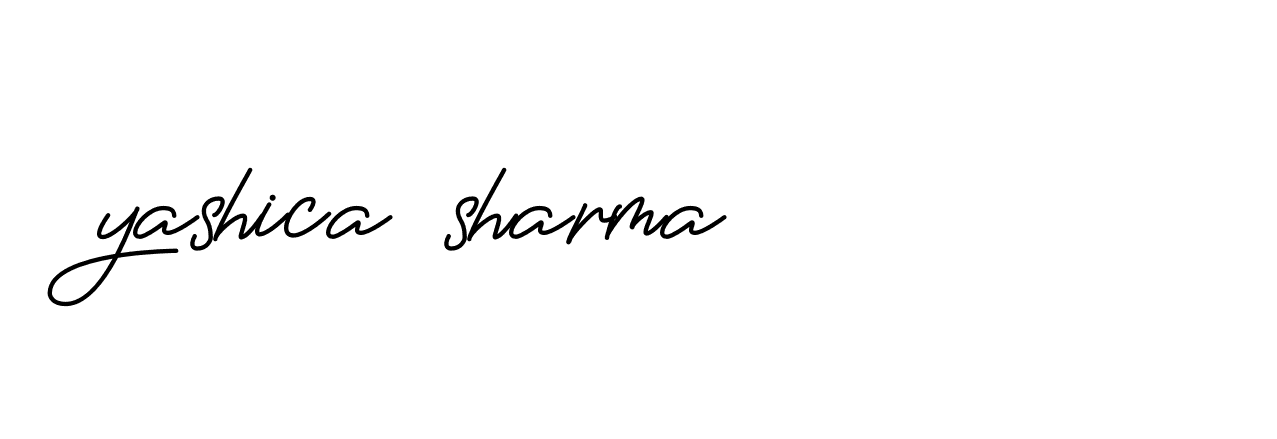 Signature of yashica-sharma