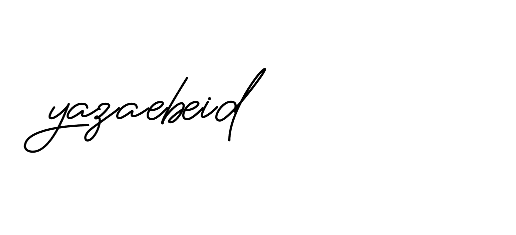 Signature of yazaebeid