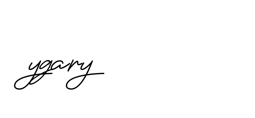 Signature of ygary