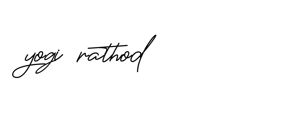 Signature of yogi-rathod