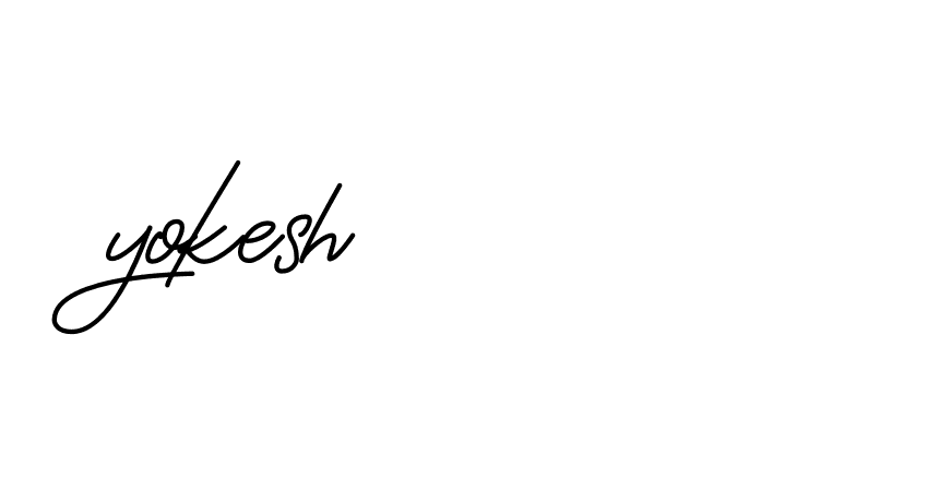 Signature of yokesh