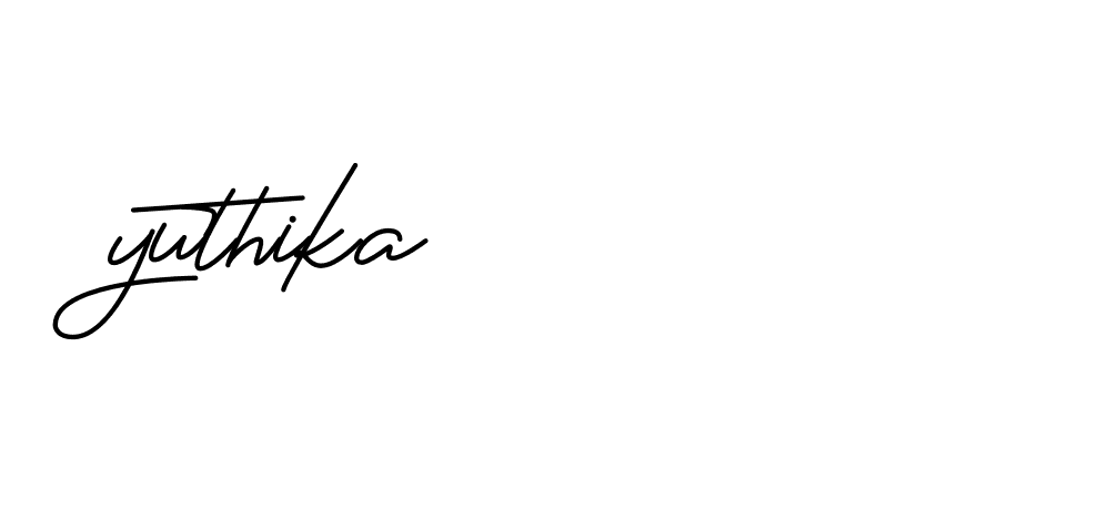 Signature of yuthika-