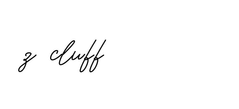 Signature of z-cluff