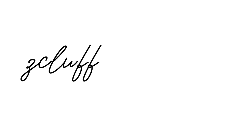 Signature of zcluff