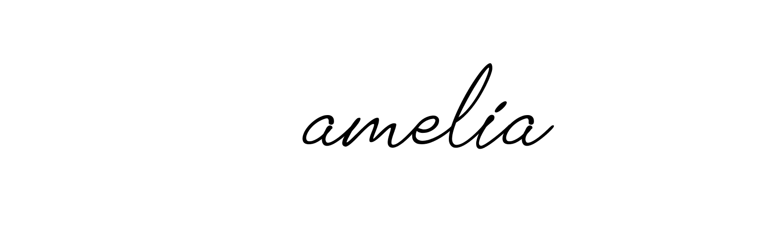 Signature of -----------amelia