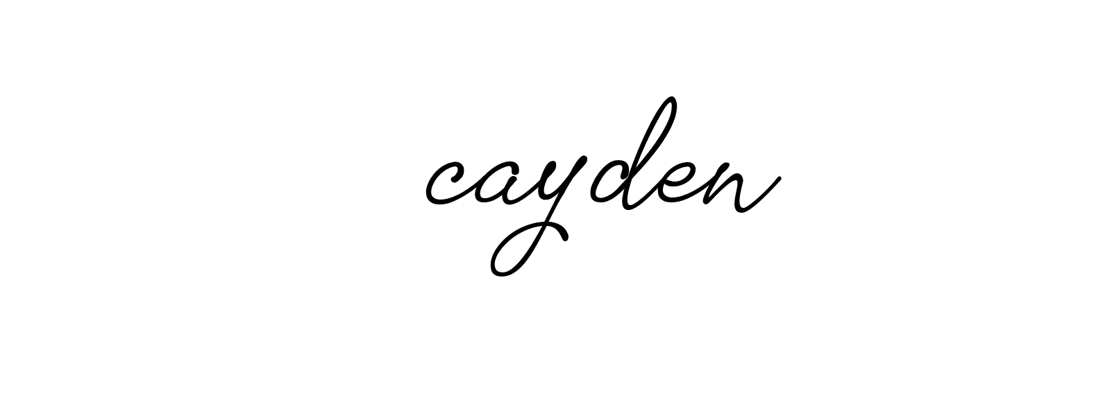 Signature of -----------cayden