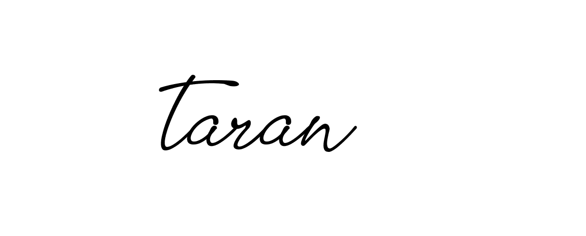 Signature of -----taran