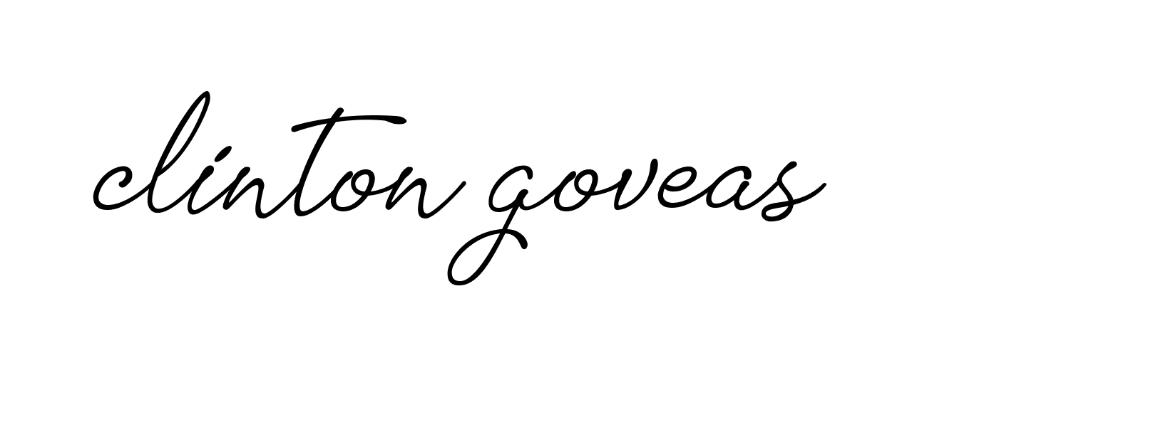 Signature of -clinton-goveas