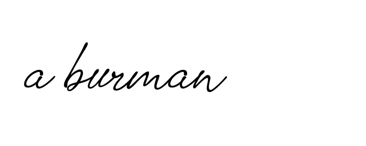 Signature of a-burman