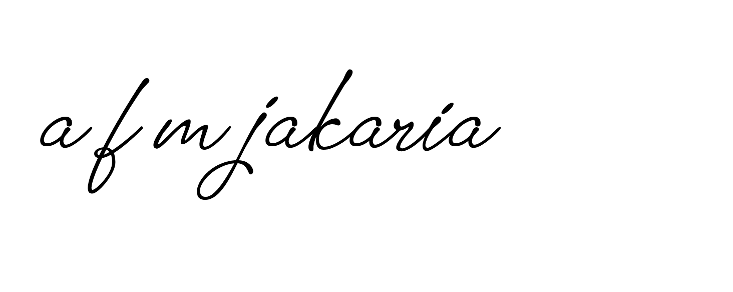 Signature of a-f-m-jakaria