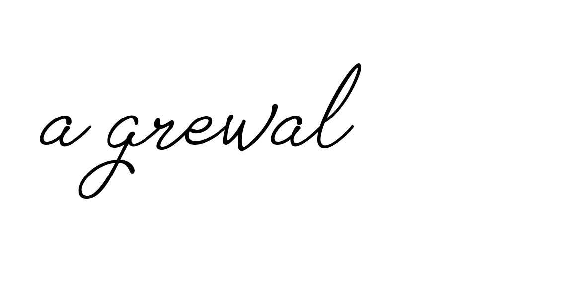 Signature of a-grewal