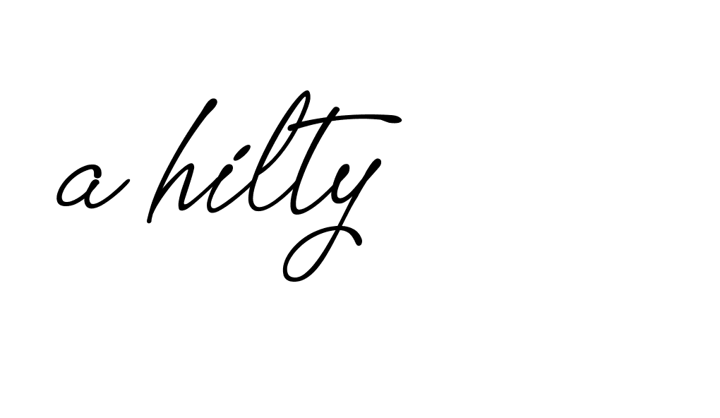 Signature of a-hilty