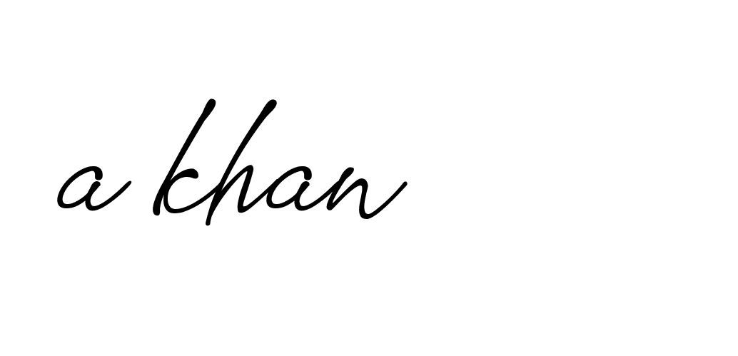 Signature of a-khan