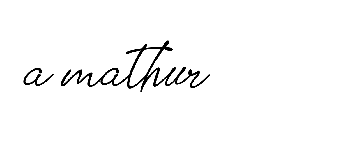 Signature of a-mathur