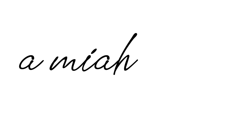 Signature of a-miah