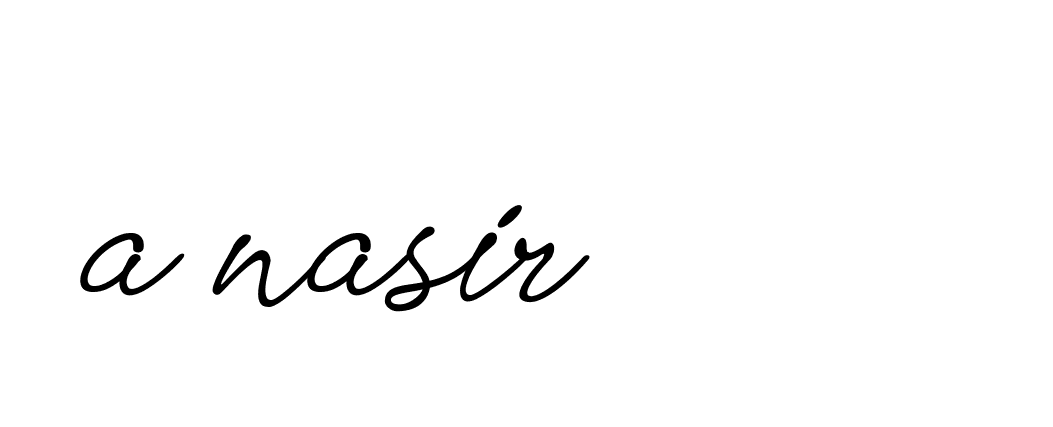 Signature of a-nasir