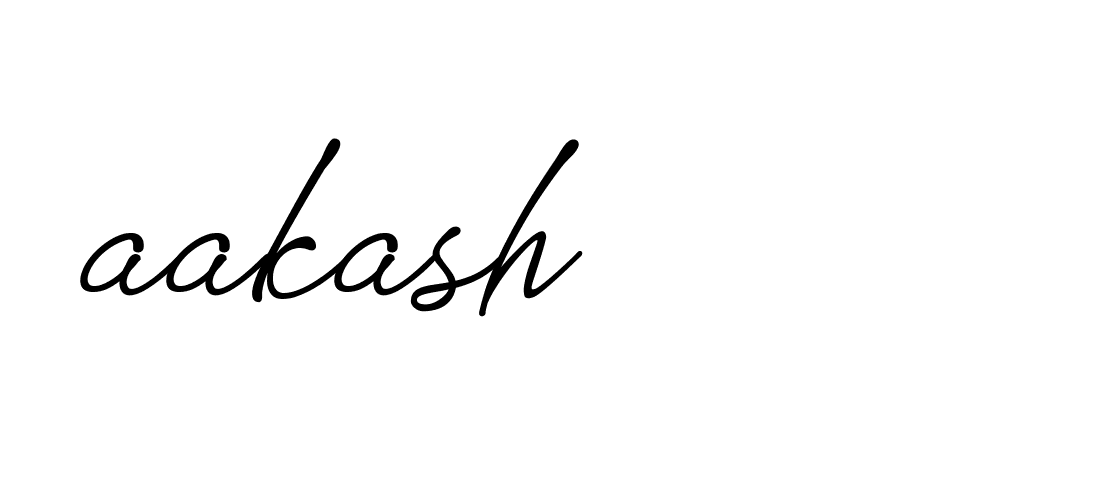 Signature of aakash-