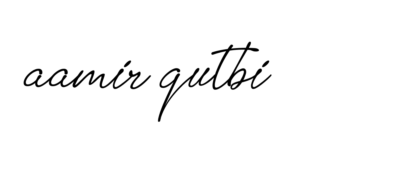 Signature of aamir-qutbi