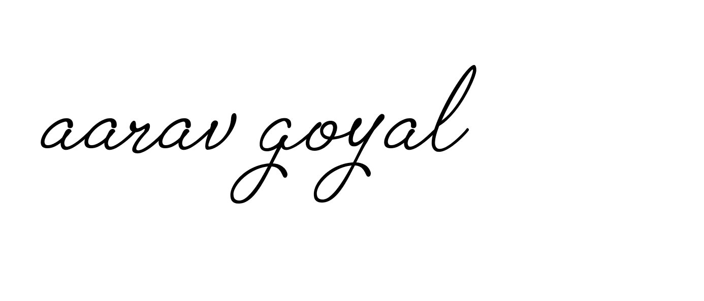 Signature of aarav-goyal