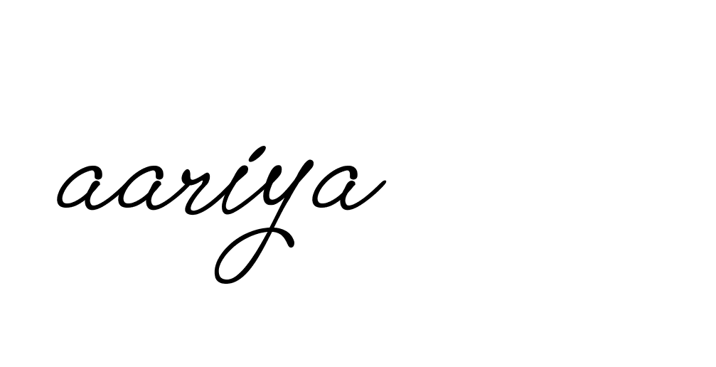 Signature of aariya