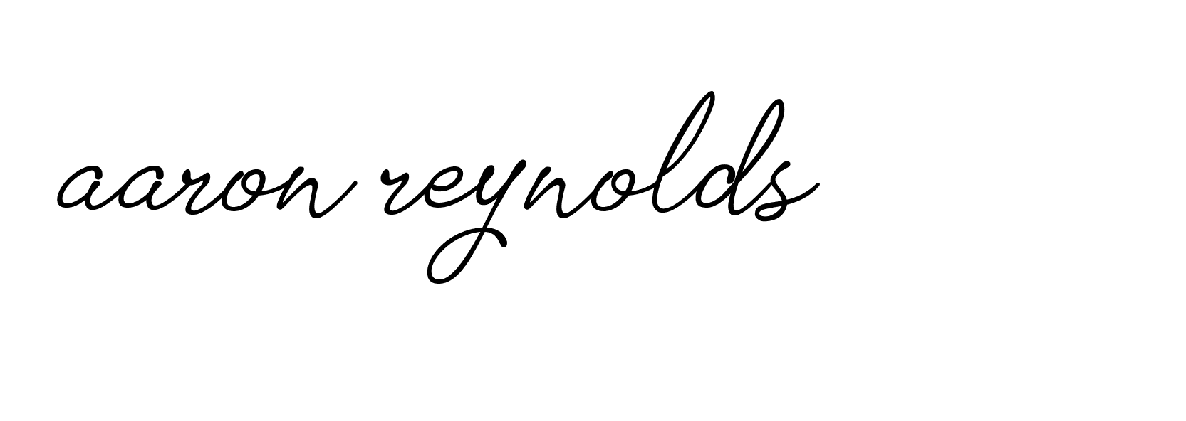 Signature of aaron-reynolds-