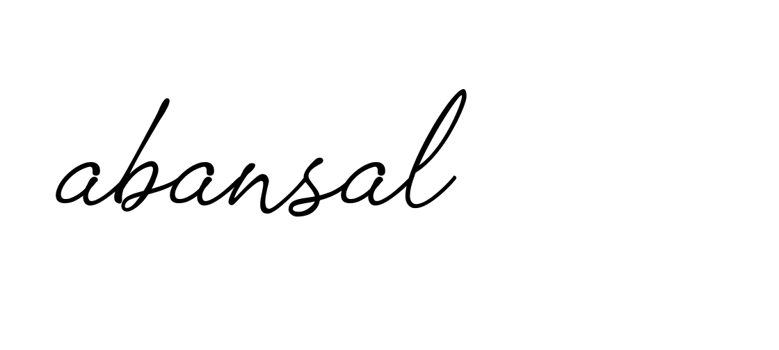 Signature of abansal