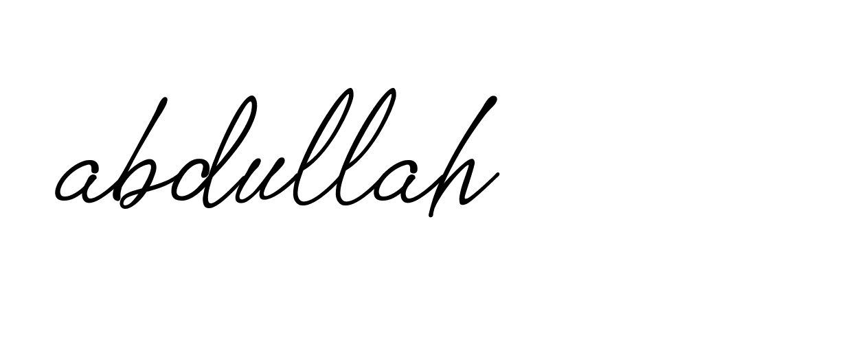 Signature of abdullah-