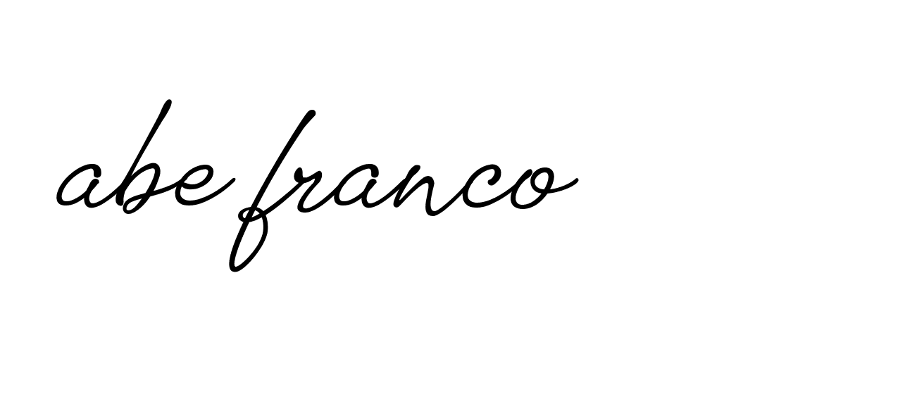 Signature of abe-franco