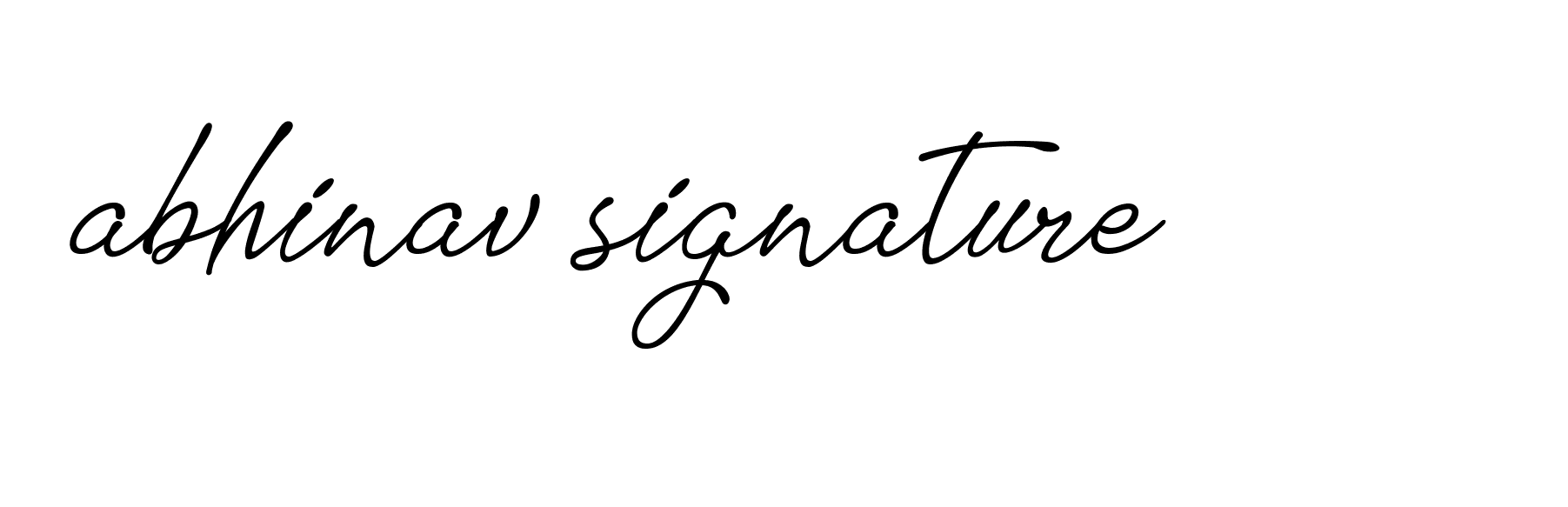 Signature of abhinav-signature