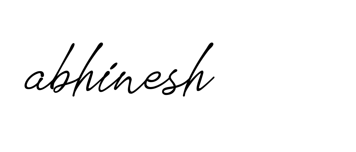 Signature of abhinesh