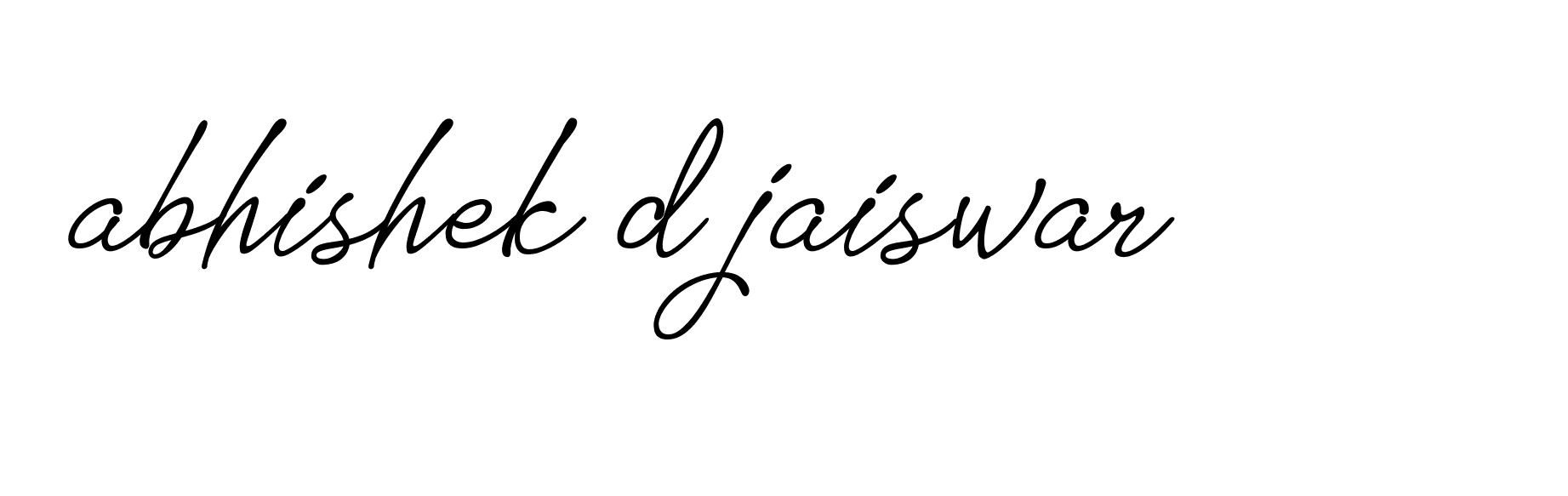 Signature of abhishek-d-jaiswar