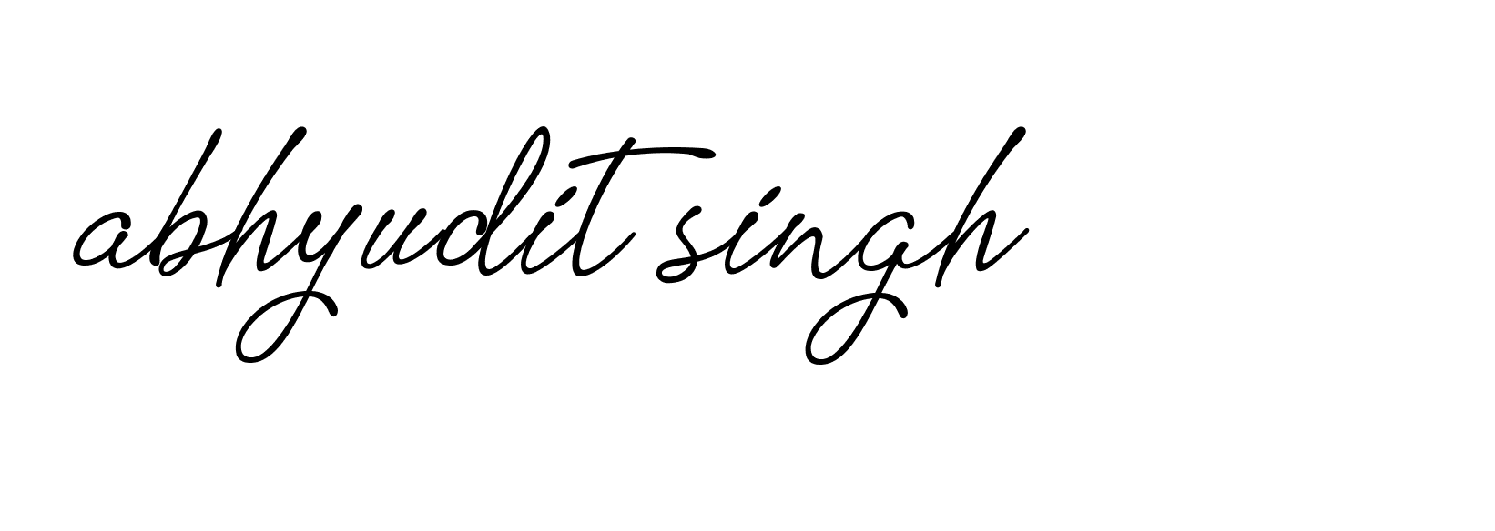 Signature of abhyudit-singh-